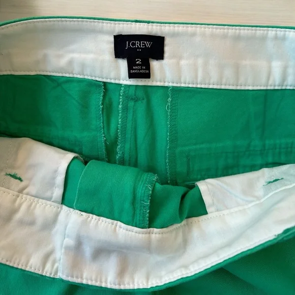 J.Crew 3.5 inch Classic Chino Short in Kelly Green Size 2 - Picture 7 of 12